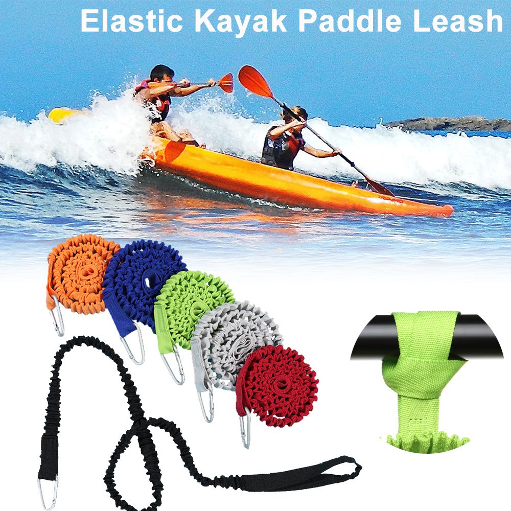 Fishing Kayak Anchor - Einstellbare elastische Kajak Kanu Paddel Leine