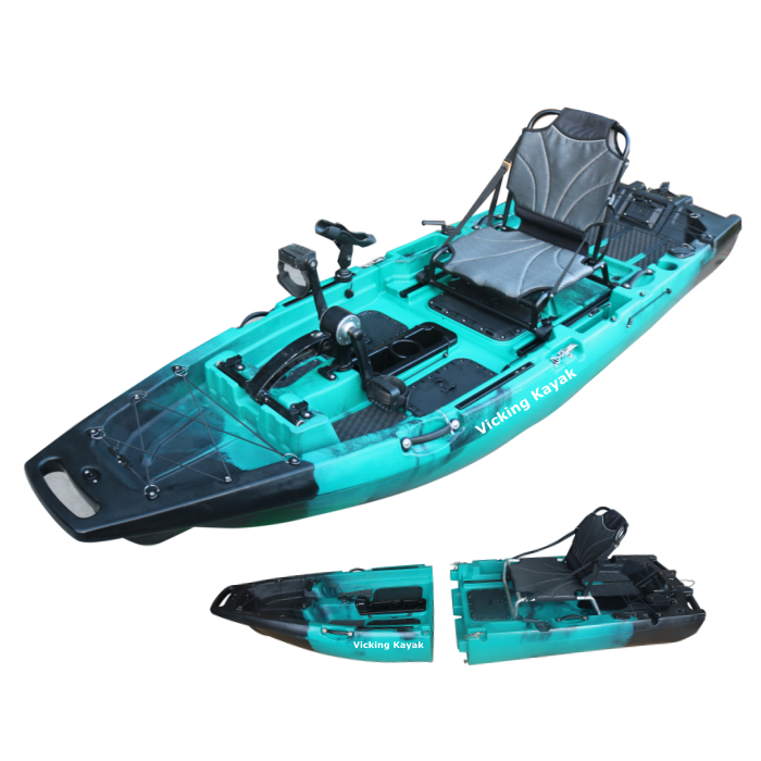 Fishing Kayak Paddle - 2025 NEUES Modulares Kajak 9,5 Fuß
