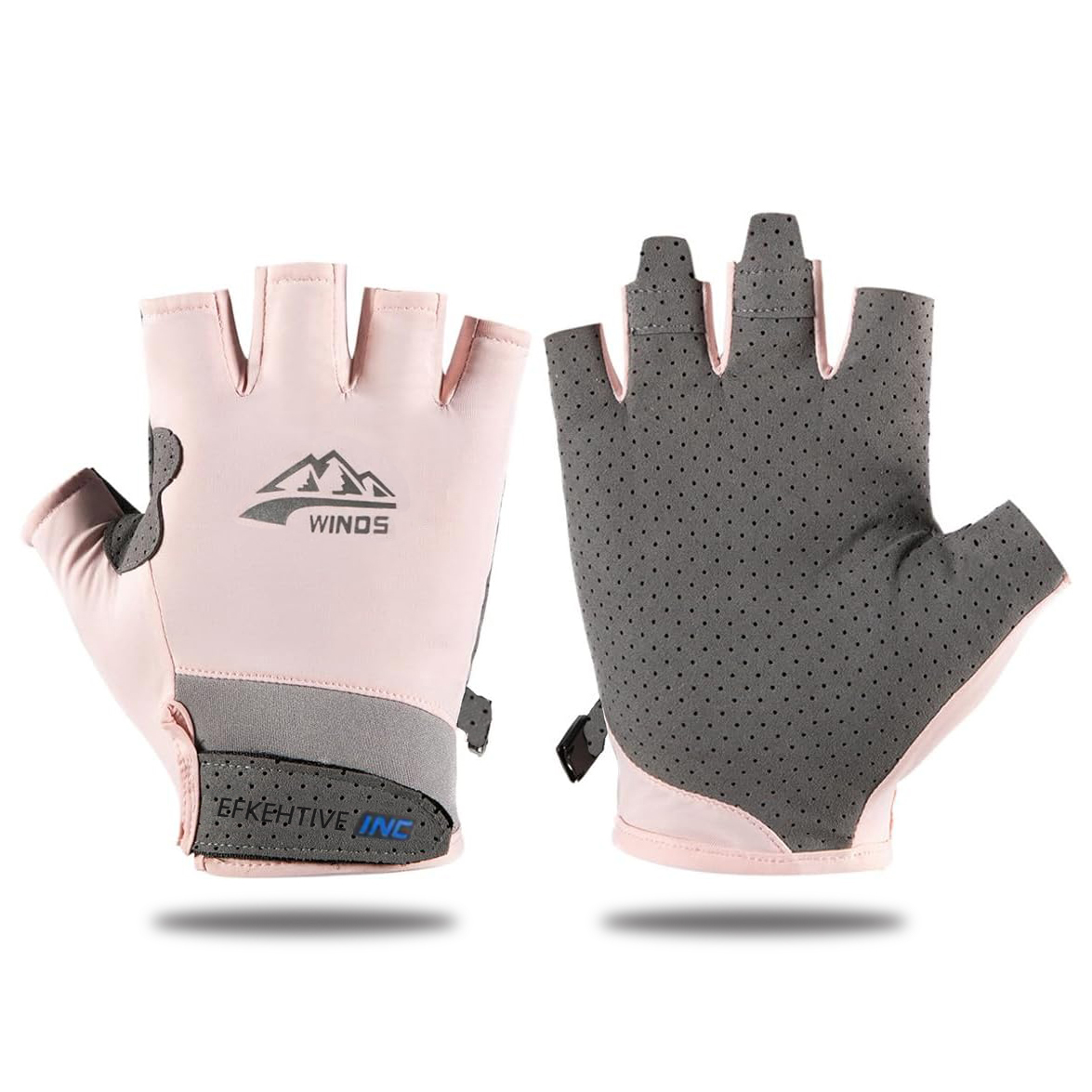 Fishing Kayak Paddle - 1 Paar fingerlose Handschuhe zum Fahren/Angeln/Segeln/Kajak/Paddeln/Ruhen/UV/Sonne/Schutz