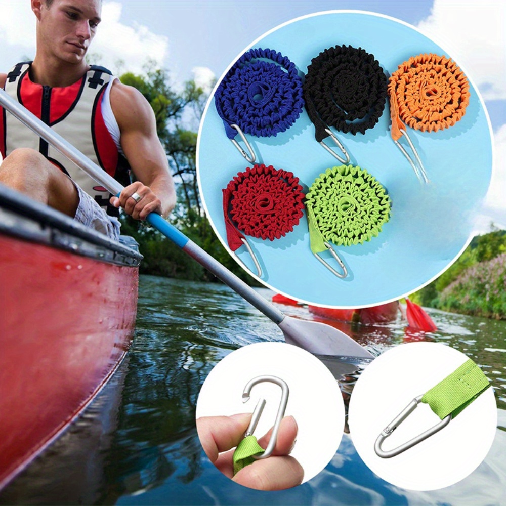 1PC Einstellbare Elastische Ka – Fishing Kayak Paddle Leash Bewertung und Preis