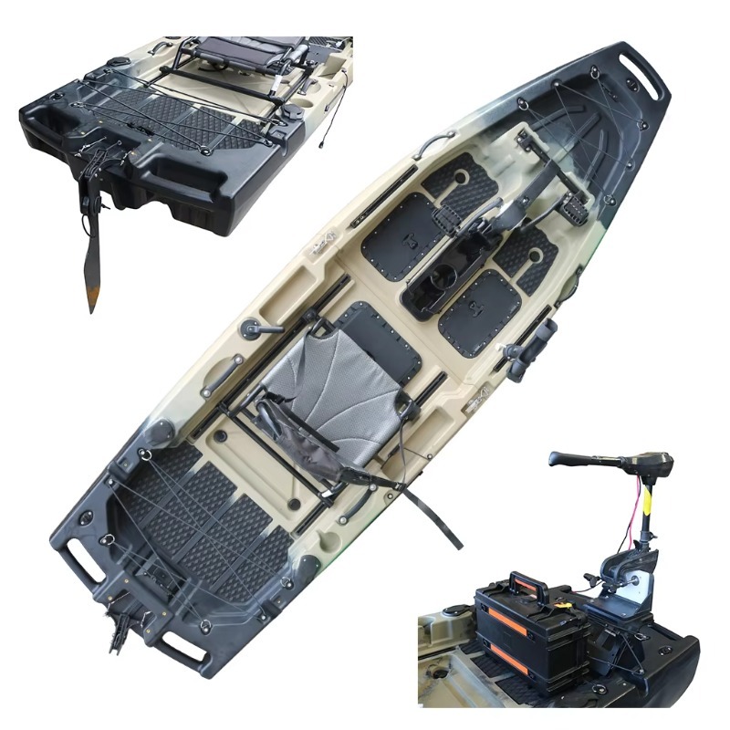 1-Personen HDPE/PE Sit-On-Top  – Fishing Kayak Paddle Bewertung und Preis